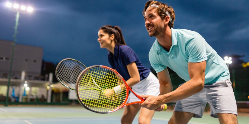 Tennis spielen